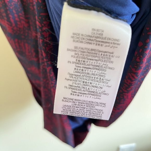 BCBGMaxAzria Lavinia Sleeveless Bodycon‎ Dress Womens Size M Ruched Lightweight - Picture 4 of 6